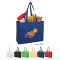 Matte Laminated Non-Woven Shopper Tote (16"x12 1/2"x6 1/2")